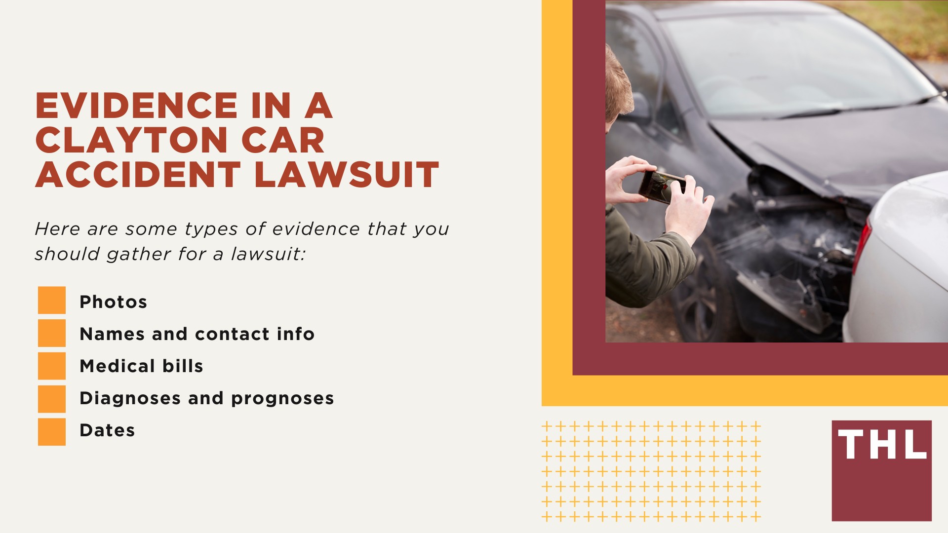 Clayton Car Accident Lawyer; Clayton Car Accident Lawyer_ Guide to Car Crash Lawsuits in Clayton, MO; 8 Surprising Car Accident Facts & Statistics; Hiring a Clayton Car Accident Lawyer; Am I Eligible For a Clayton Car Accident Lawsuit; Your Responsibilities in a Clayton Car Accident Lawsuit; Evidence in a Clayton Car Accident Lawsuit