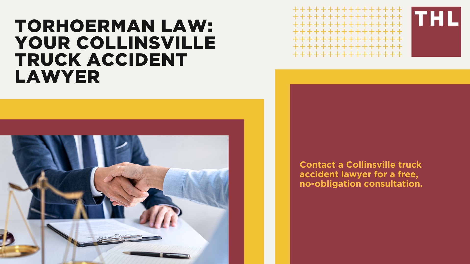 Collinsville Truck Accident Lawyer; What Are The Most Common Causes of Truck Accidents; Truck Safety Tips and Suggestions While Driving in Collinsville, IL; Truck Accident Statistics for Collinsville, Illinois; Who Is Liable In A Collinsville Truck Accident; How Will A Collinsville Truck Accident Lawyer Help Me; TORHOERMAN LAW_ Your Collinsville Truck Accident Lawyer