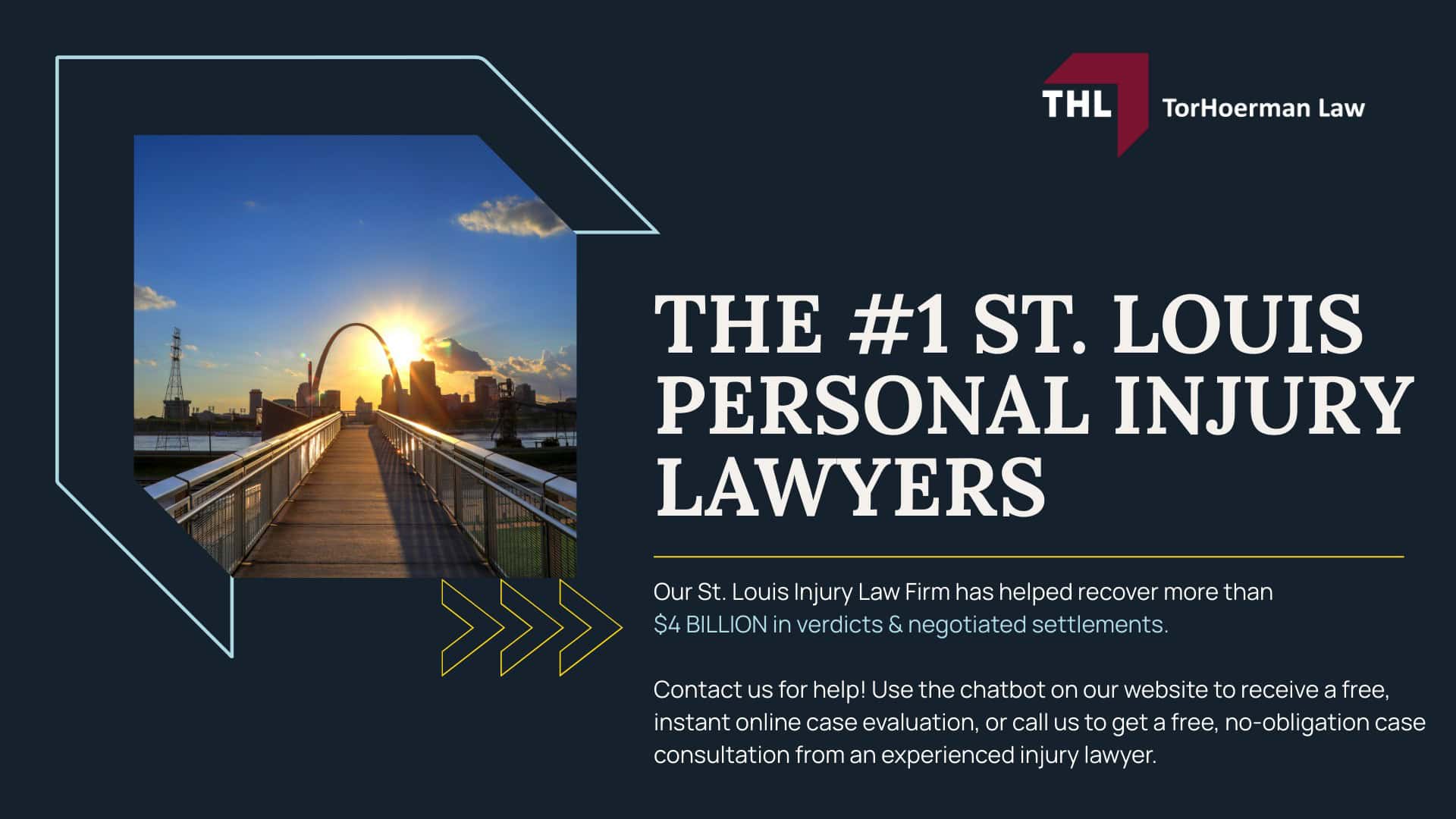 What types of St Louis personal injury claims can TorHoerman Law assist me with; Meet Our St Louis Personal Injury Attorneys; Our Founder and Experienced St. Louis Car Accident Lawyer_ Tor Hoerman; How Can a St Louis Personal Injury Lawyer from TorHoerman Law Help You; How Much Does it Cost to Hire a St Louis Personal Injury Lawyer from TorHoerman Law; Personal Injury Case Results Achieved by TorHoerman Law (THL); What is the Process of a St Louis Personal Injury Lawsuit; Do You Qualify for a St Louis Personal Injury Claim; TorHoerman Law_ Your St Louis Personal Injury Attorney; Our Personal Injury Lawyers Proudly Serve the Following Areas in St Louis; The #1 St. Louis Personal Injury Lawyers - FEATURED IMAGE - TorHoerman Law