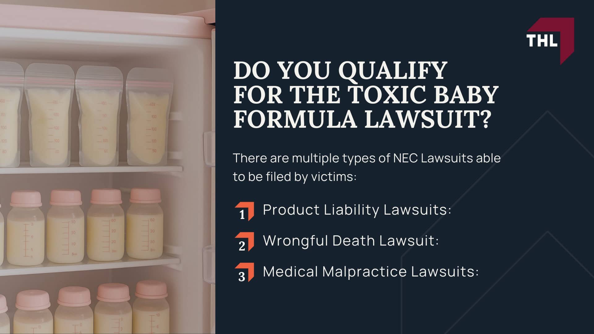 ENFAMIL LAWSUIT OVERVIEW - TOXIC BABY FORMULA NEC LAWSUIT - TORHOERMAN LAW; ENFAMIL BABY FORMULA PRODUCTS NAMED IN THE NEC LAWSUIT - ENFAMIL LAWSUIT - TOXIC BABY FORMULA NEC LAWSUIT - TORHOERMAN LAW; TORHOERMAN LAW OBTAINS $495 MILLION VERDICT IN NEC BABY FORUMLA TRIAL AGAINST ABBOT LABORATORIES - ENFAMIL LAWSUIT - TOXIC BABY FORMULA NEC LAWSUIT - TORHOERMAN LAW; WHAT IS THE NEC INFANT FORMULA MDL_ - ENFAMIL LAWSUIT - TOXIC BABY FORMULA NEC LAWSUIT - TORHOERMAN LAW; WHAT IS NECROTIZING ENTEROCOLITIS (NEC)_ - ENFAMIL LAWSUIT - TOXIC BABY FORMULA NEC LAWSUIT - TORHOERMAN LAW; DO YOU QUALIFY FOR THE TOXIC BABY FORMULA LAWSUIT_ - ENFAMIL LAWSUIT - TOXIC BABY FORMULA NEC LAWSUIT - TORHOERMAN LAW
