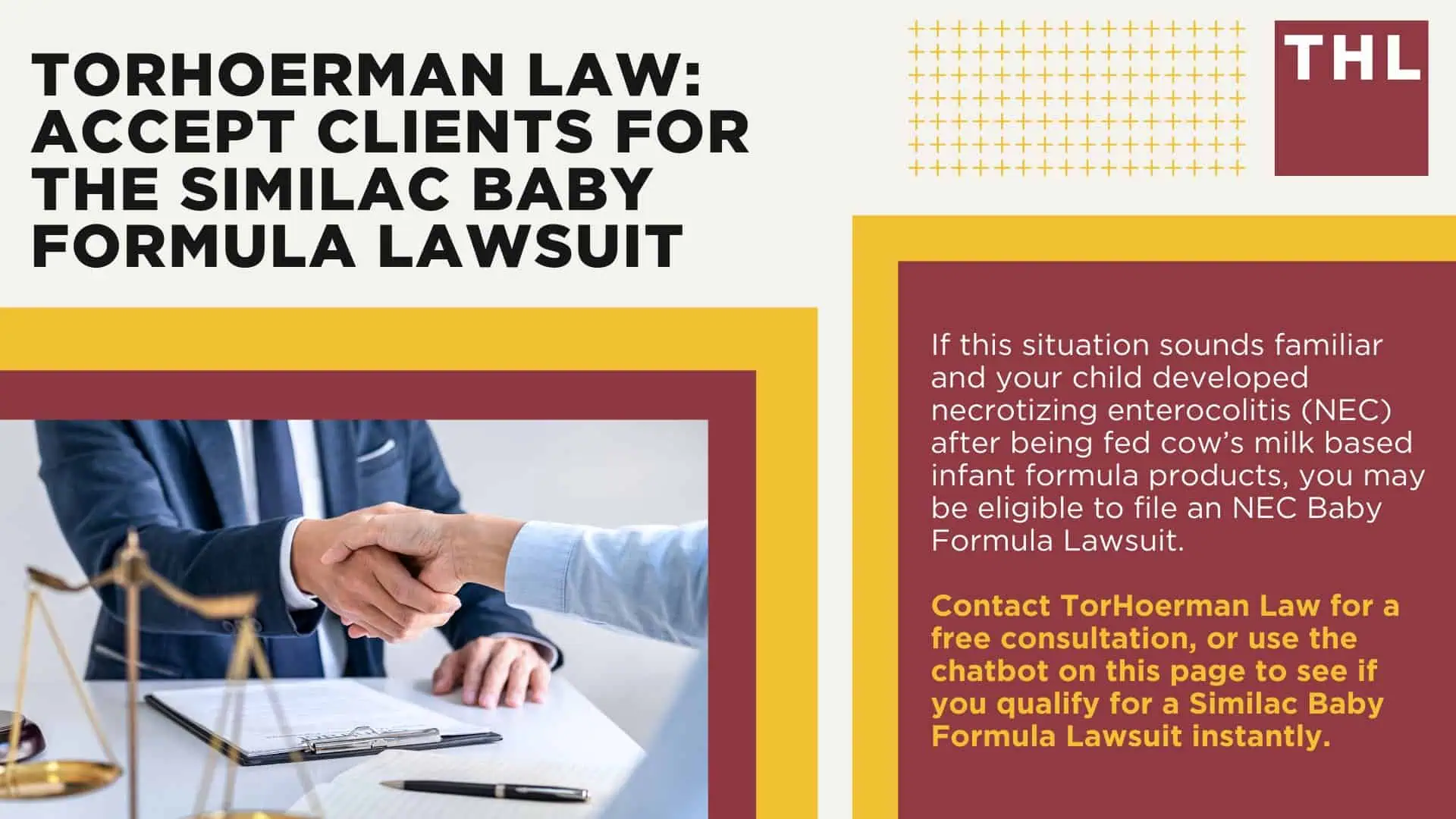 Similac Lawsuit _ Similac Formula Lawsuit; About the Similac Lawsuit; TorHoerman Law Obtains $495 Million Verdict in Similac Premature Infant Formula Trial; What Products are Included in Similac Baby Formula Lawsuits; Toxic Baby Formula and Necrotizing Enterocolitis (NEC); Do You Qualify to File an NEC Baby Formula Lawsuit; Evidence in Similac Baby Formula Lawsuits; Damages in Baby Formula NEC Lawsuits; TorHoerman Law_ Accept Clients for the Similac Baby Formula Lawsuit