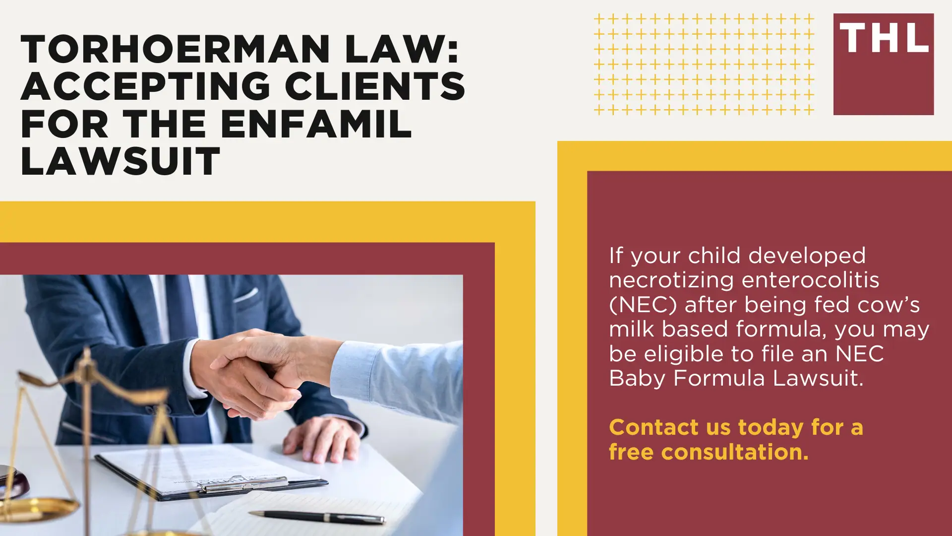 Enfamil Lawsuit; About the Enfamil Lawsuit; Enfamil Baby Formula Products Named in the NEC Lawsuit; TorHoerman Law Obtains $495 Million Verdict Against Similac Manufacturer Abbott Laboratories in Premature Infant Formula Trial; What is Necrotizing Enterocolitis (NEC); Do You Qualify for the NEC Baby Formula Lawsuit; Gathering Evidence for Toxic Baby Formula Lawsuits; Damages in Baby Formula NEC Lawsuits; TorHoerman Law_ Accepting Clients for the Enfamil Lawsuit