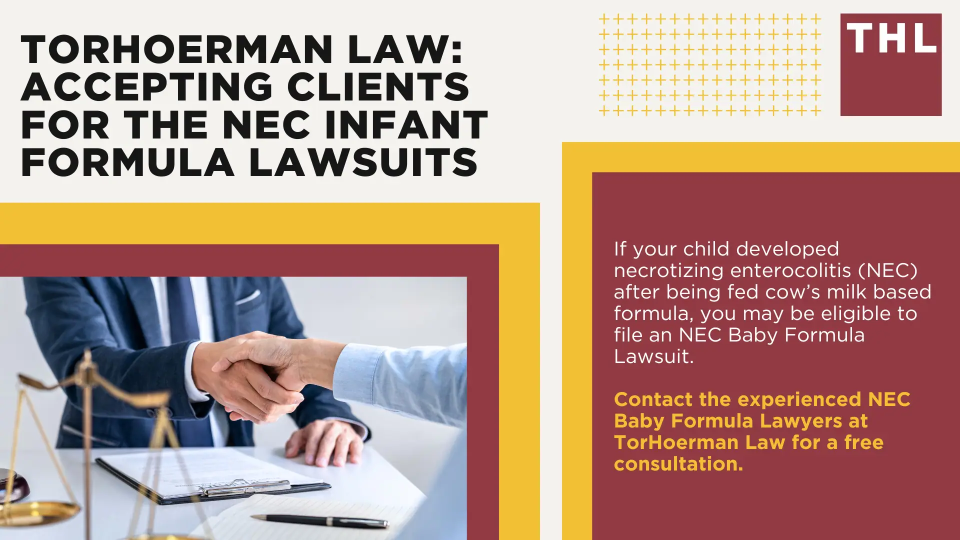 Baby Formula NEC Lawsuit Payout & Settlements; Understanding the Range of Potential NEC Lawsuit Settlement Amounts; An Overview of the NEC Baby Formula Lawsuits; What Baby Formula Manufacturers are Facing NEC Infant Formula Lawsuits; An Overview of the NEC Baby Formula Lawsuits; What is Necrotizing Enterocolitis (NEC); The Impact of NEC on Families; Resources for Families Affected by NEC; TorHoerman Law Obtains $495 Million Verdict in Trial Against Abbott Laboratories; Do You Qualify for the NEC Baby Formula Lawsuit; Gathering Evidence for Toxic Baby Formula NEC Lawsuits; Damages in Baby Formula NEC Lawsuits; Why Choose TorHoerman Law for Your NEC Lawsuit; TorHoerman Law_ Accepting Clients for the NEC Infant Formula Lawsuits