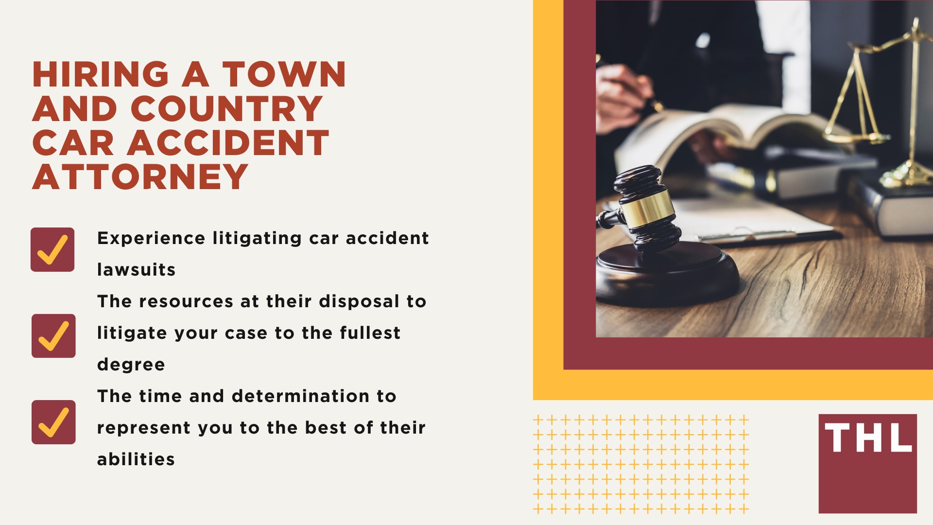 The #1 Town and Country Car Accident Lawyer; Involved in a Car Accident in Town and Country, MO; Town and Country Car Accident Statistics; What to Do After a Car Accident in Town and Country; What Are the Most Common Causes of Car Accidents in Town and Country, MO; What Are the Most Common Car Accident Injuries in Town and Country, Missouri (MO); Hiring a Town and Country Car Accident Attorney