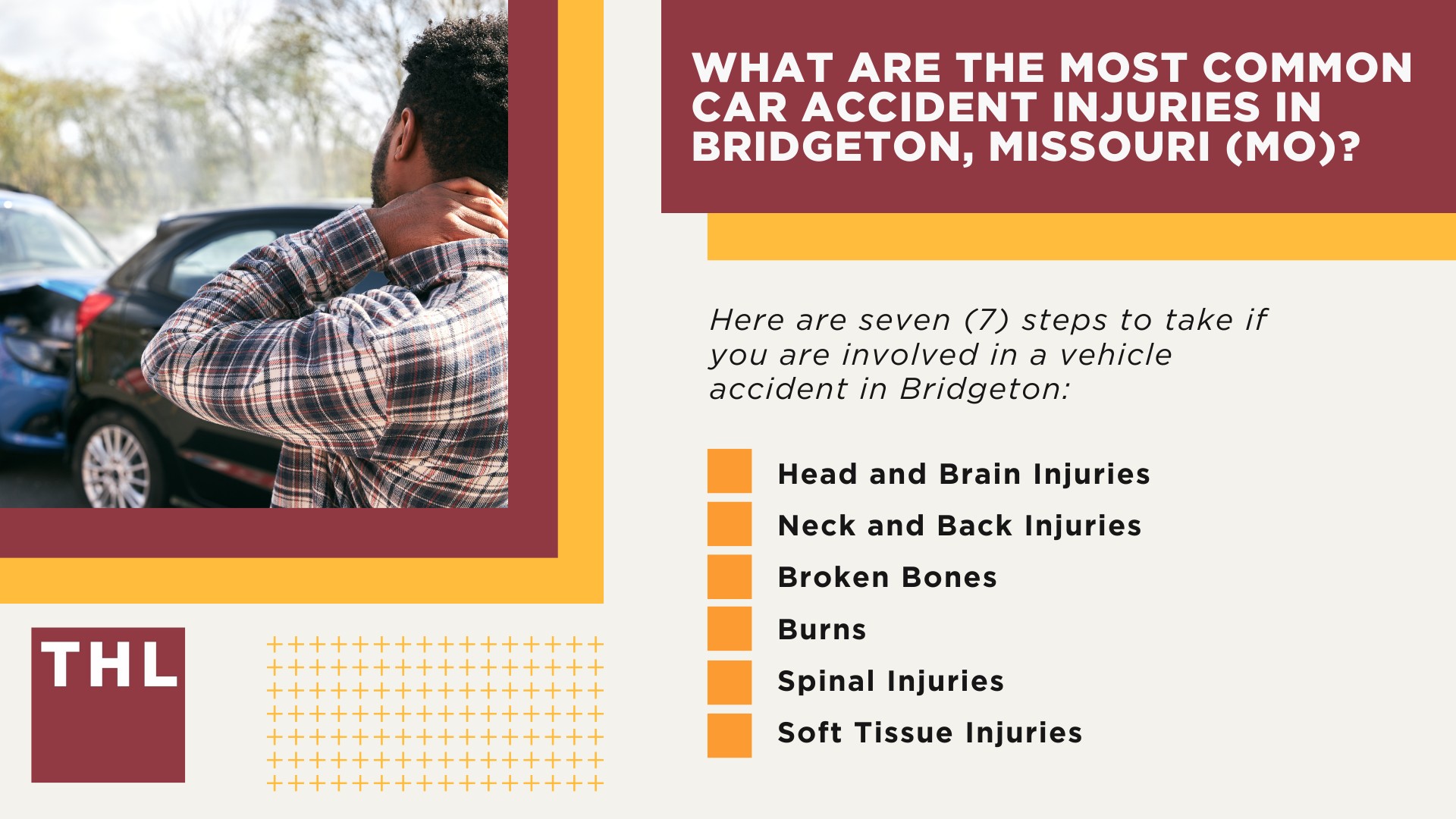 The #1 Bridgeton Car Accident Lawyer; Involved in a Car Accident in Bridgeton, MO; Bridgeton Car Accident Statistics; What Should You Do If You’re In A Car Accident In Bridgeton, IL; What Are the Most Common Car Accident Injuries in Bridgeton; What Are the Most Common Car Accident Injuries in Bridgeton