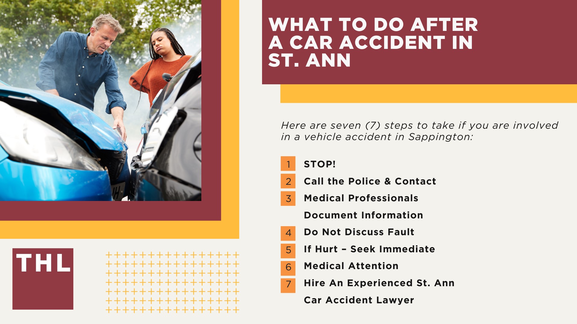 The #1 St. Ann Car Accident Lawyer; Involved in a Car Accident in St. Ann, MO; St. Ann Car Accident Statistics; What to Do After a Car Accident in St. Ann