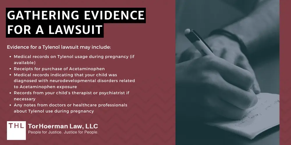 Evidence for a Tylenol Autism Lawsuit