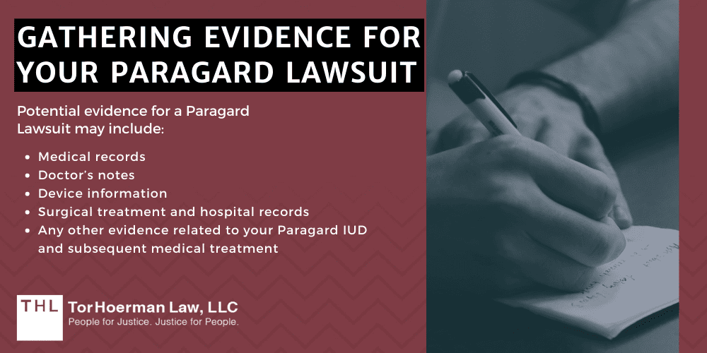 Gathering Evidence for Your Paragard Lawsuit