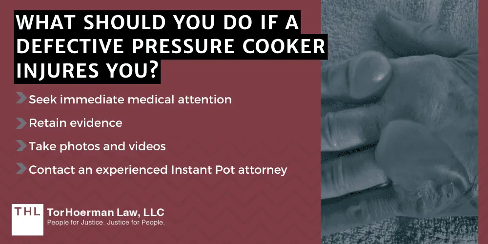 What Should You Do if a Defective Pressure Cooker Injures You?