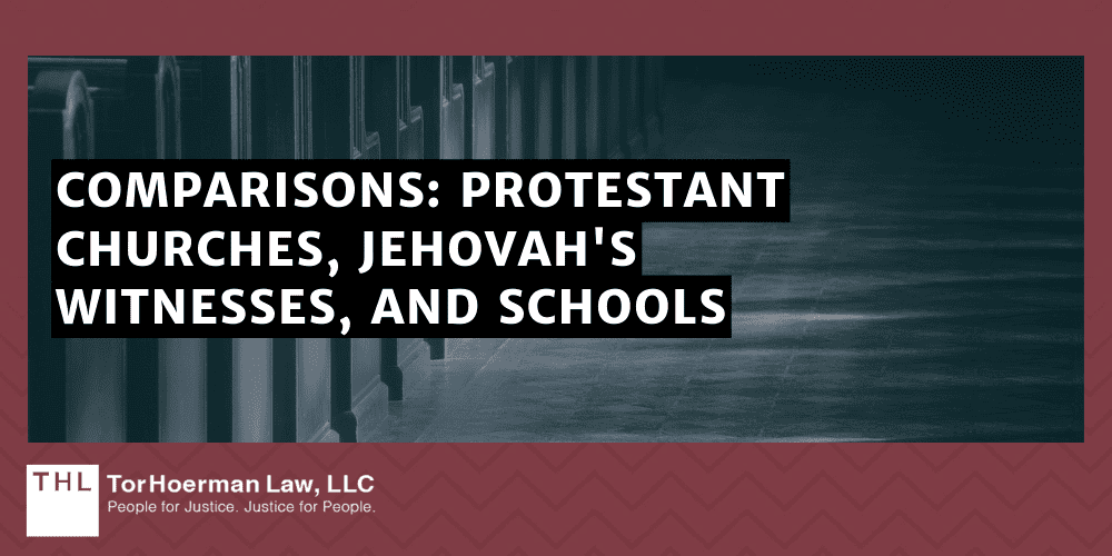 Comparisons: Protestant Churches, Jehovah's Witnesses, and Schools