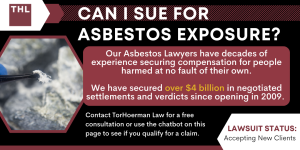 Mesothelioma Lawsuits FAQ Can I Sue for Asbestos Exposure; Can I Sue For Asbestos Exposure; Mesothelioma Lawsuits; Mesothelioma Lawsuit; Mesothelioma Lawyer; Mesothelioma Lawyers; Asbestos Lawsuit; Asbestos Lawsuits; Asbestos Lawyers; Asbestos Attorneys; Mesothelioma Settlement; Mesothelioma Lawsuit Settlement Amounts; Asbestos Exposure Lawsuit; Asbestos Litigation; Asbestos Trust Fund; Asbestos Trust Funds