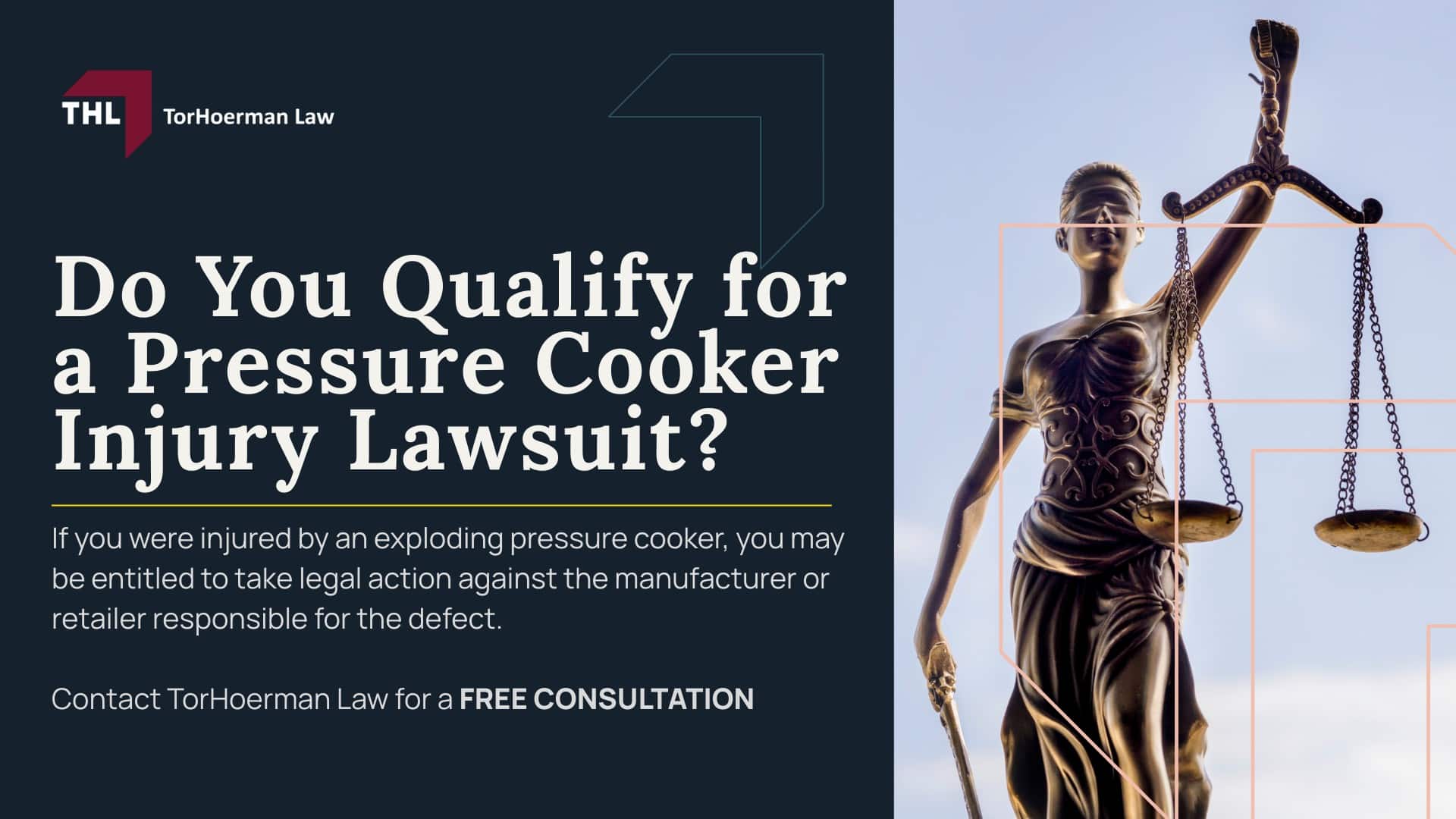 Pressure Cooker Explosion Lawsuit - Why Pressure Cookers Explode_ Common Defects and Safety Failures - torhoerman law; Pressure Cooker Explosion Lawsuit - How Pressure Cooker Safety Features Fail in Real-World Use - torhoerman law; Common Pressure Cooker Explosion Injuries - torhoerman law; Pressure Cooker Explosion Lawsuit - Do You Qualify for a Pressure Cooker Injury Lawsuit_ - torhoerman law