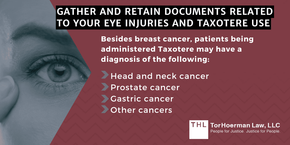 Gather And Retain Documents Related To Your Eye Injuries And Taxotere Use