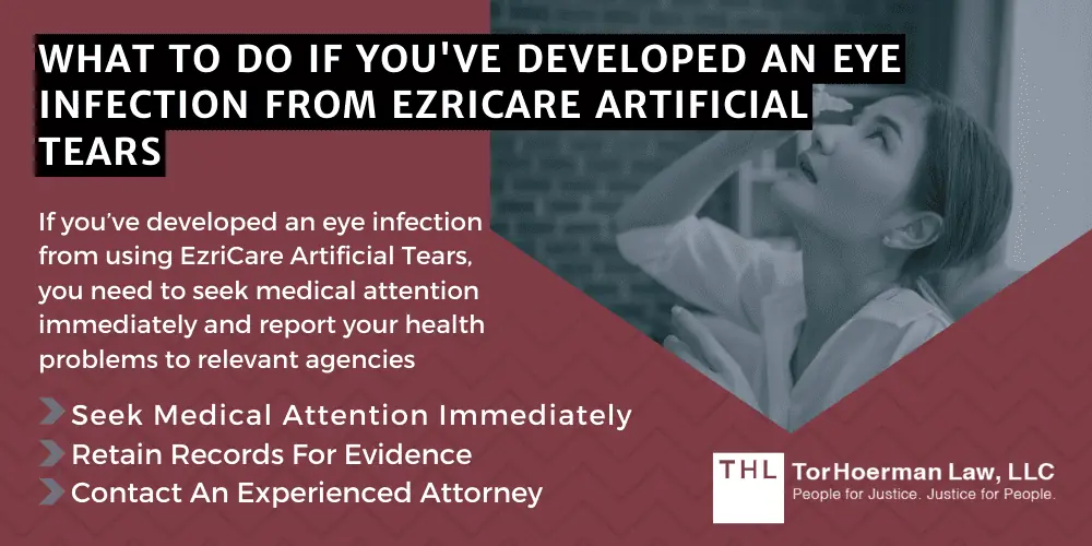 What To Do If You've Developed An Eye Infection From EzriCare Artificial Tears