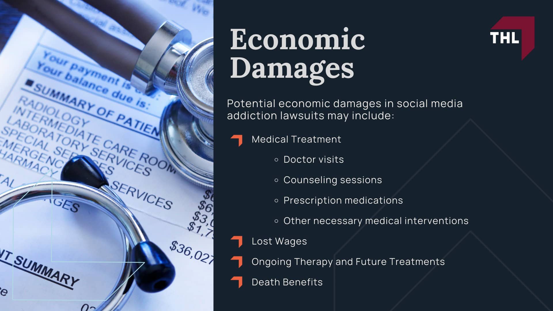 Potential Damages in Social Media Lawsuits - Overview of the Social Media Lawsuits - torhoerman law; Potential Damages in Social Media Lawsuits - Potential Damages in Social Media Lawsuits - torhoerman law; Potential Damages in Social Media Lawsuits - Economic Damages - torhoerman law