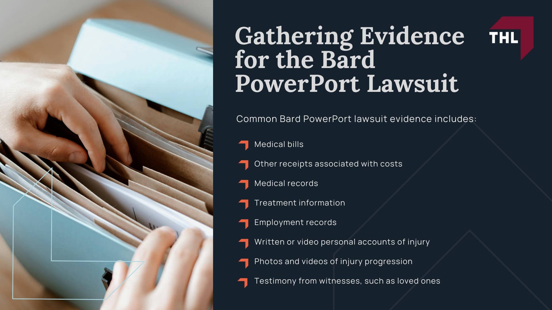 Bard PowerPort Thrombosis Lawsuit - Bard PowerPort Complications What is Wrong with Bard PowerPort Devices - torhoerman law; Bard PowerPort Thrombosis Lawsuit - What Is Deep Vein Thrombosis (DVT) - torhoerman law; Bard PowerPort Thrombosis Lawsuit - Signs and Symptoms of Deep Vein Thrombosis (DVT) - torhoerman law; Bard PowerPort Thrombosis Lawsuit - Surgical Removal of a Fractured PowerPort Implant - torhoerman law; Bard PowerPort Thrombosis Lawsuit - Do You Qualify for a Bard PowerPort Lawsuit - torhoerman law; Bard PowerPort Thrombosis Lawsuit - Gathering Evidence for the Bard PowerPort Lawsuit - torhoerman law