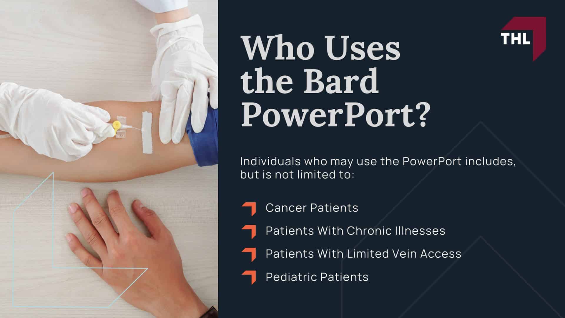 What Injuries Are Linked to the Bard Implantable Port Device?; What Is the Bard PowerPort Implantable Port Device?; FAQ What Injuries Are Linked to the Bard PowerPort Implantable Port Device - Who Uses the Bard PowerPort - torhoerman law