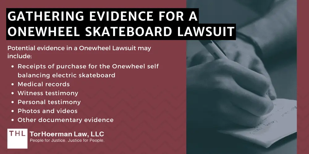 Gathering Evidence For A Onewheel Skateboard Lawsuit