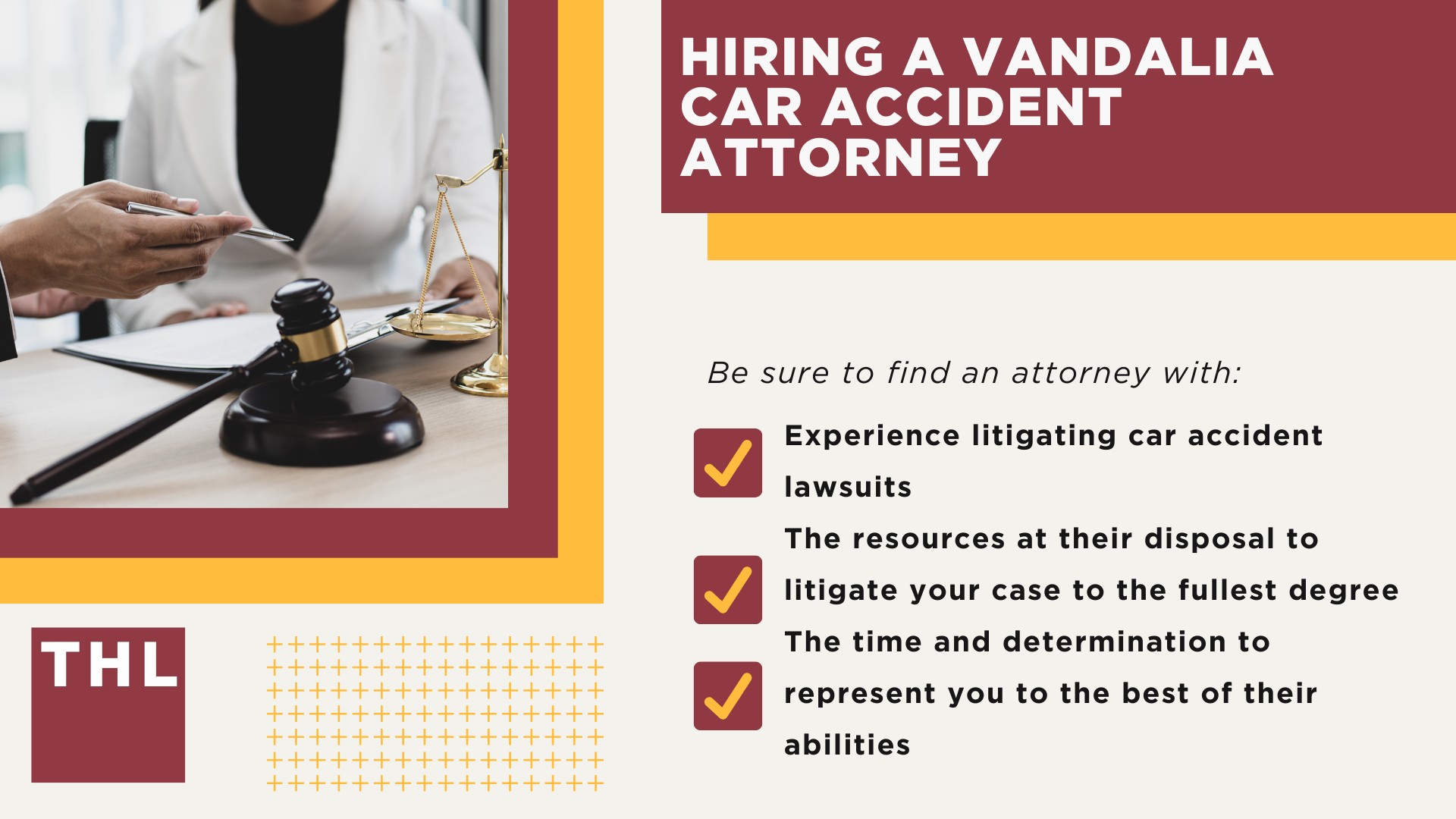 The #1 Vandalia Car Accident Lawyer; Involved in a Car Accident in Vandalia, IL; The #1 Vandalia Car Accident Lawyer; What to Do After a Car Accident in Vandalia; What Are the Most Common Causes of Car Accidents in Vandalia, IL; What Are the Most Common Car Accident Injuries in Vandalia, Illinois (IL); Hiring a Vandalia Car Accident Attorney