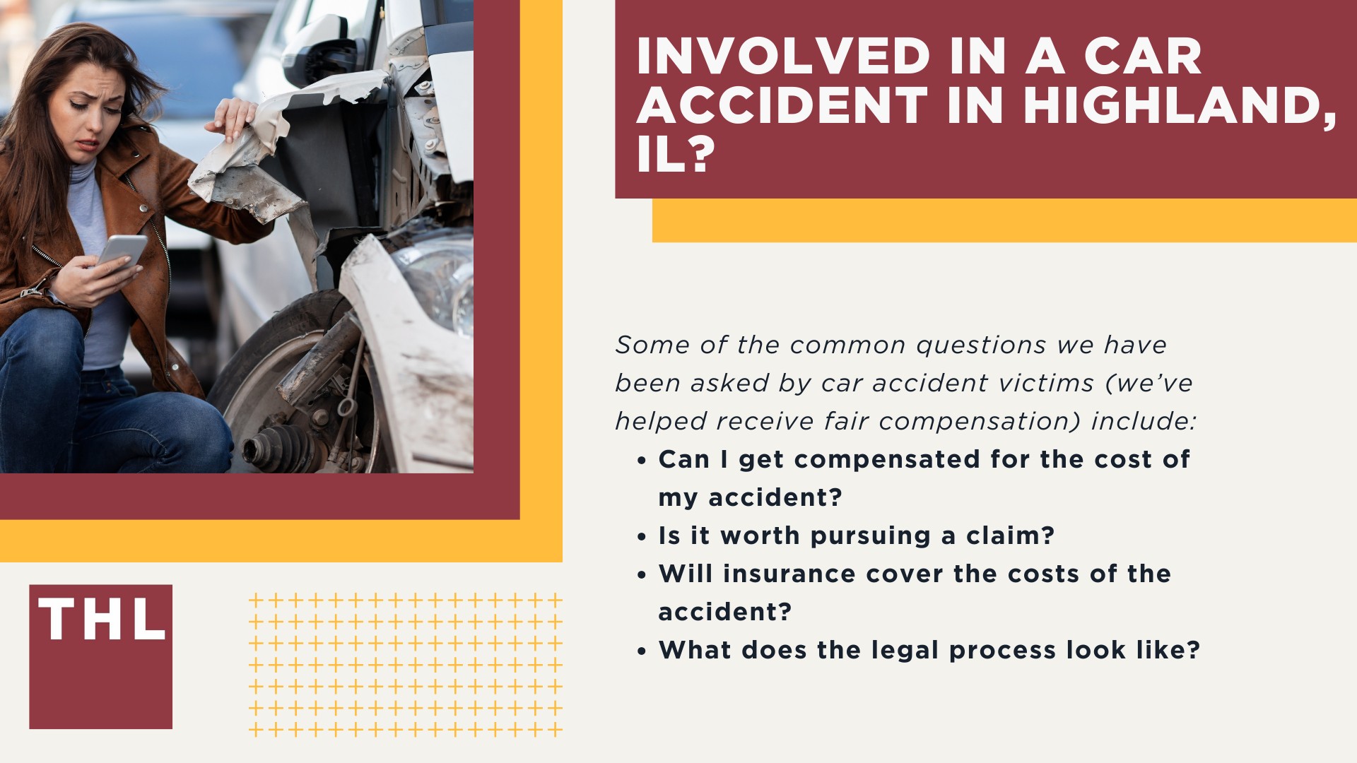 The #1 Highland Car Accident Lawyer; Involved in a Car Accident in Highland, IL