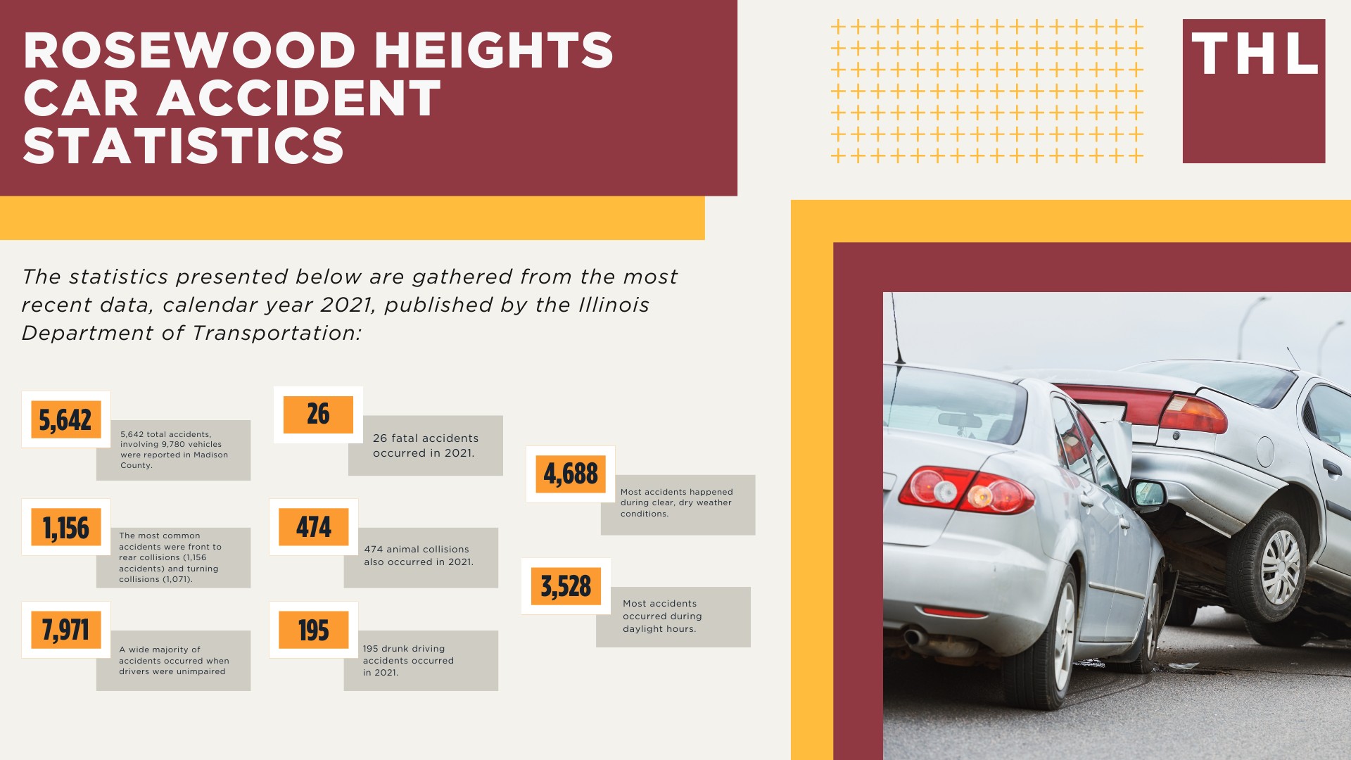 The #1 Rosewood Heights Car Accident Lawyer; Involved in a Car Accident in Rosewood Heights, IL; Rosewood Heights Car Accident Statistics