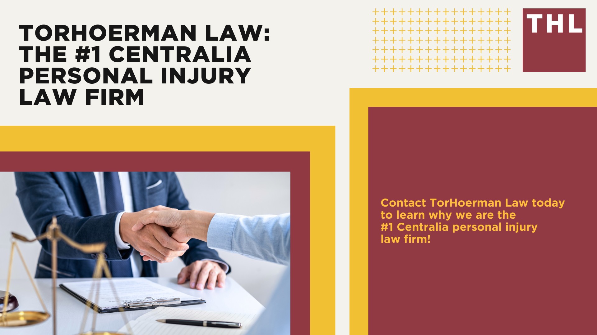 The #1 Centralia Personal Injury Lawyer; What Are the Benefits of Hiring a Personal Injury Lawyer in Centralia; What Are the Steps for Filing a Centralia Personal Injury Lawsuit; What Is a Centralia Personal Injury Lawyer’s Role; What Types of Personal Injury Cases Do You Accept; TORHOERMAN LAW The #1 Centralia Personal Injury Law Firm