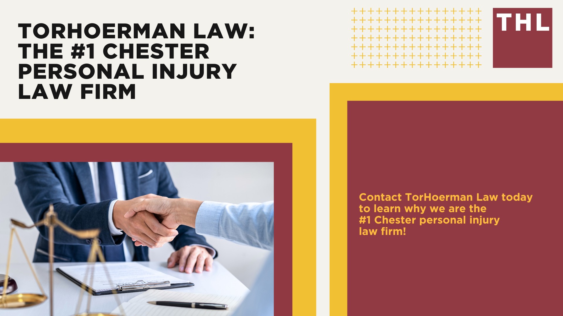 The #1 Chester Personal Injury Lawyer; What Are the Benefits of Hiring a Personal Injury Lawyer in Chester; What Are the Steps for Filing a Chester Personal Injury Lawsuit; What Is a Chester Personal Injury Lawyer’s Role; What Types of Personal Injury Cases Do You Accept; TORHOERMAN LAW The #1 Chester Personal Injury Law Firm