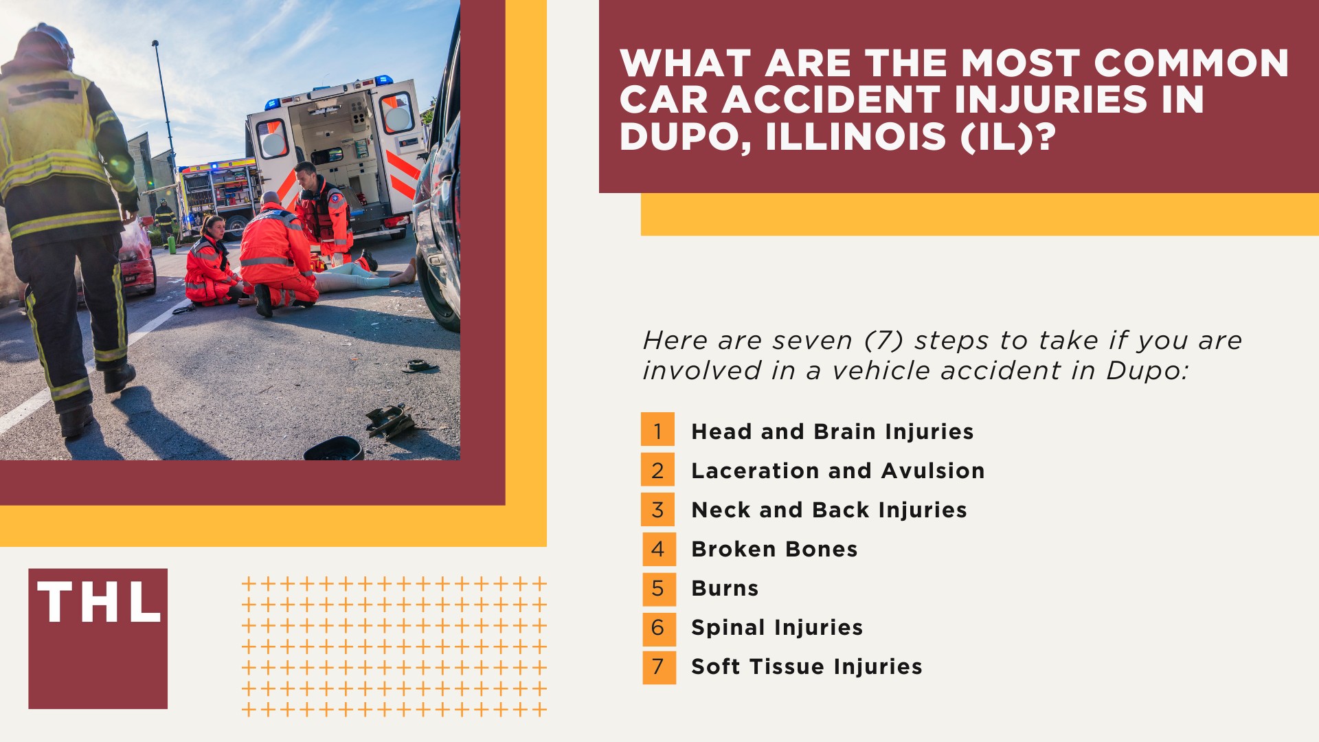 The #1 Dupo Car Accident Lawyer; Involved in a Car Accident in Dupo, IL; Dupo Car Accident Statistics; What to Do After a Car Accident in Dupo; What Are the Most Common Causes of Car Accidents in Dupo, IL; What Are the Most Common Car Accident Injuries in Dupo, Illinois (IL)