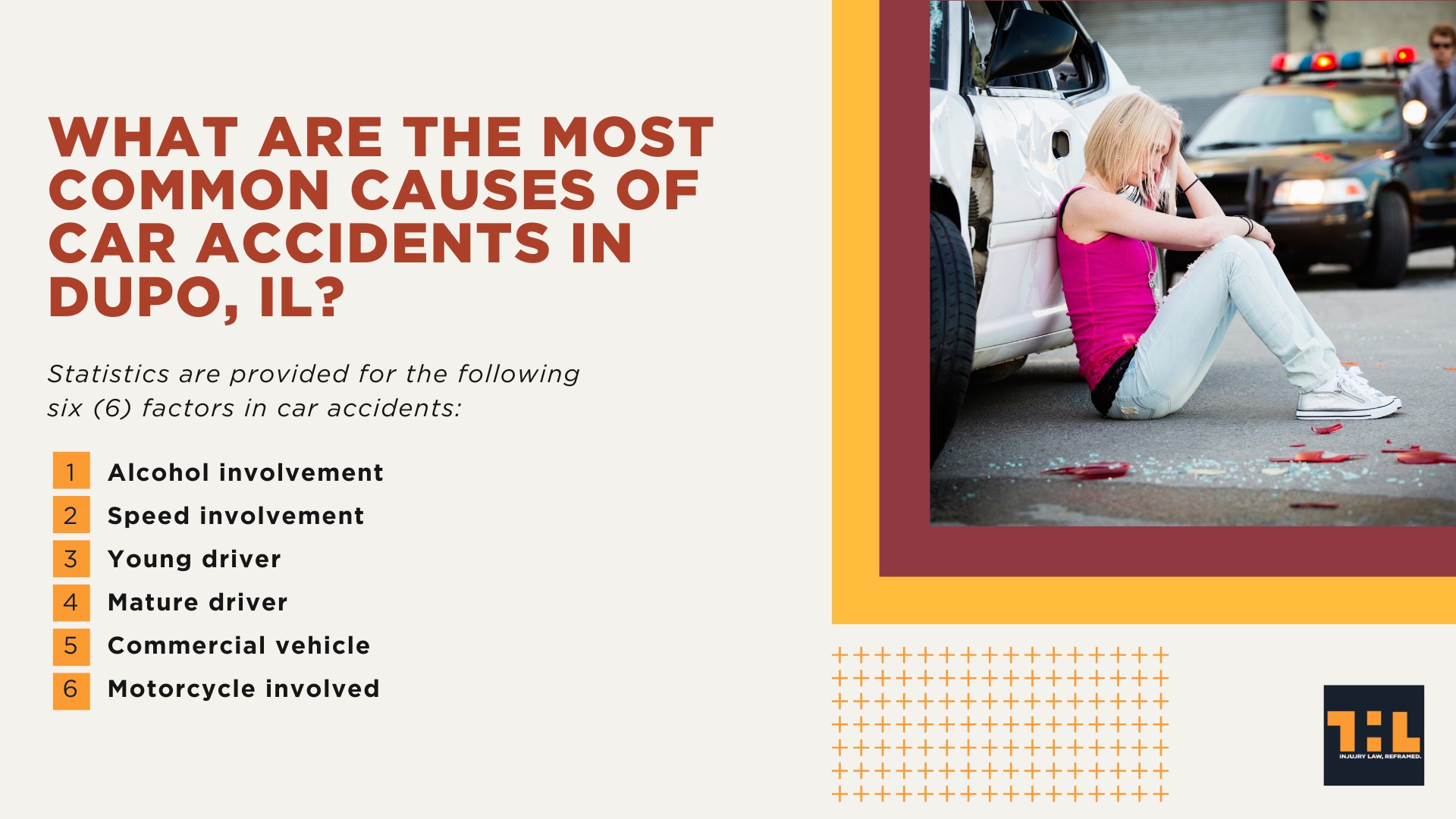 The #1 Dupo Car Accident Lawyer; Involved in a Car Accident in Dupo, IL; Dupo Car Accident Statistics; What to Do After a Car Accident in Dupo; What Are the Most Common Causes of Car Accidents in Dupo, IL