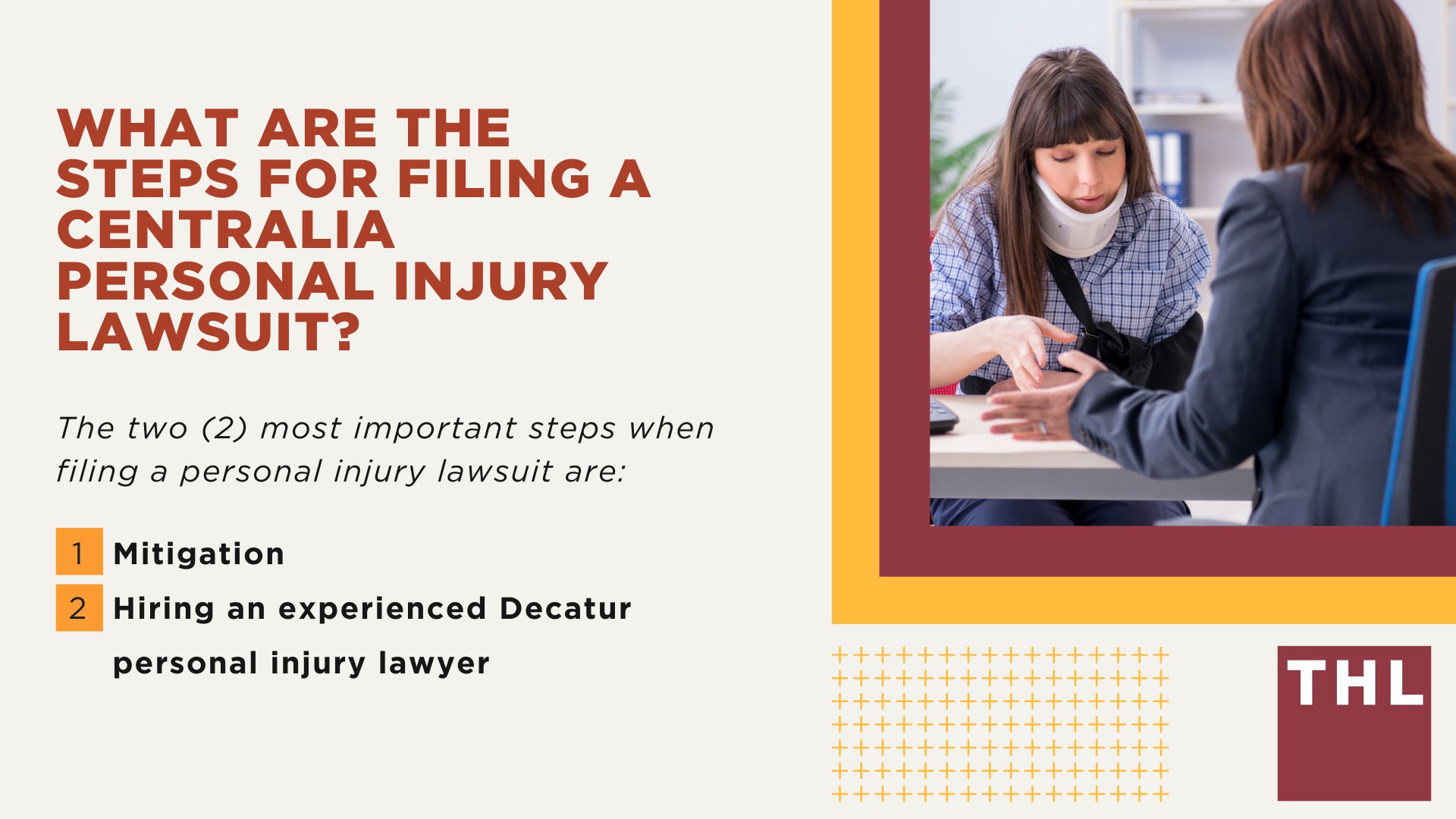 The #1 Centralia Personal Injury Lawyer; What Are the Benefits of Hiring a Personal Injury Lawyer in Centralia; What Are the Steps for Filing a Centralia Personal Injury Lawsuit