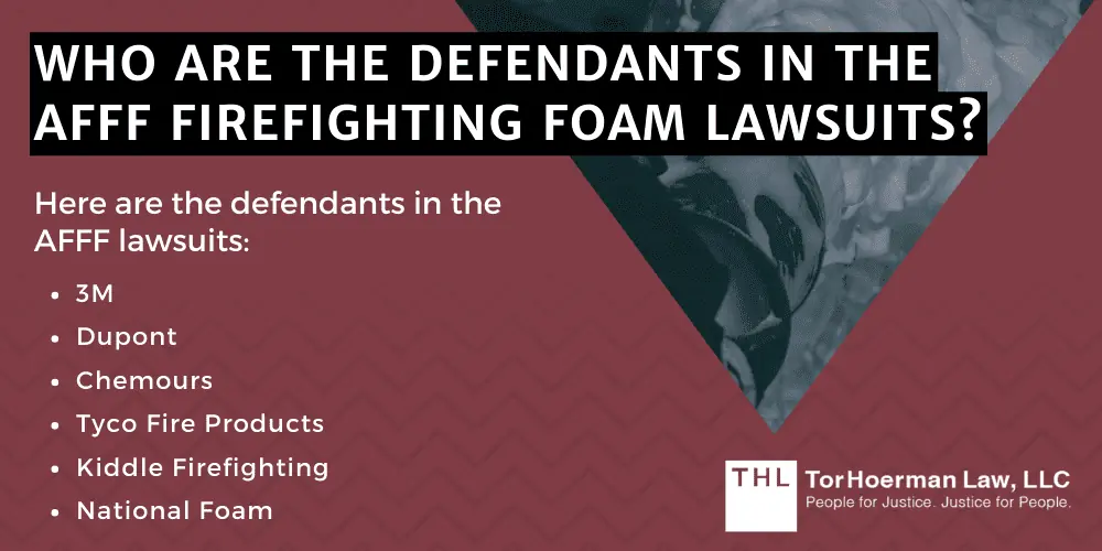 Who Are The Defendants In The AFFF Firefighting Foam Lawsuits