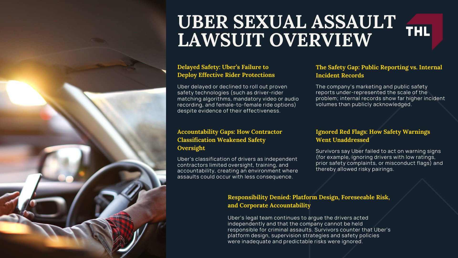 Uber Sexual Assault Lawsuit - Uber Sexual Assault Lawsuit Overview - - torhoerman law