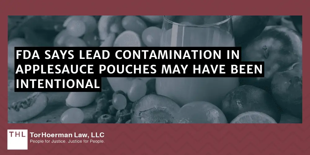 WanaBana Lead Poisoning Lawsuit; WanaBana recall; WanaBana Lead Exposure; Fruit Pouch Lead Contamination; Fruit Pouch Recall; Apple Cinnamon Fruit Pouch Recall; Cinnamon Applesauce Recall; WanaBana Recall Information Extremely High Concentrations Of Lead Found In Recalled Products; Reports Of Lead Poisoning Prompts Investigation; FDA Says Lead Contamination In Applesauce Pouches May Have Been Intentional