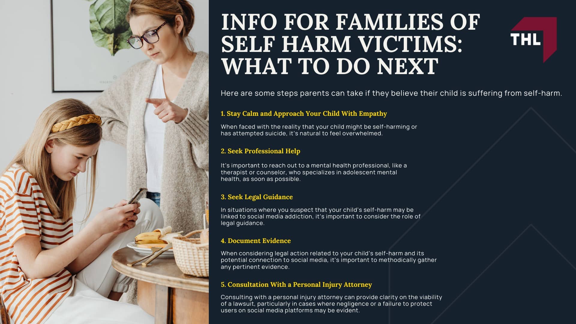 Social Media Self Harm Lawsuit - The Link Between Social Media and Mental Health Problems - torhoerman law; Social Media Self Harm Lawsuit - Social Media Sites_ Exacerbating Addiction and Social Comparison in Young Adults - torhoerman law; Social Media Self Harm Lawsuit - What Is Self Harm_ - torhoerman law; Social Media Self Harm Lawsuit - Recognizing the Signs of Self-Harm - torhoerman law; Social Media Self Harm Lawsuit - What Causes Someone to Self Harm_ - torhoerman law; Social Media Self Harm Lawsuit - The Legal Basis for Social Media Self-Harm Lawsuits - torhoerman law; Social Media Self Harm Lawsuit - Multi-District Litigation (MDL) in the Context of Social Media Self Harm Lawsuits - torhoerman law; Social Media Self Harm Lawsuit - Info for Families of Self Harm Victims What To Do Next - torhoerman law