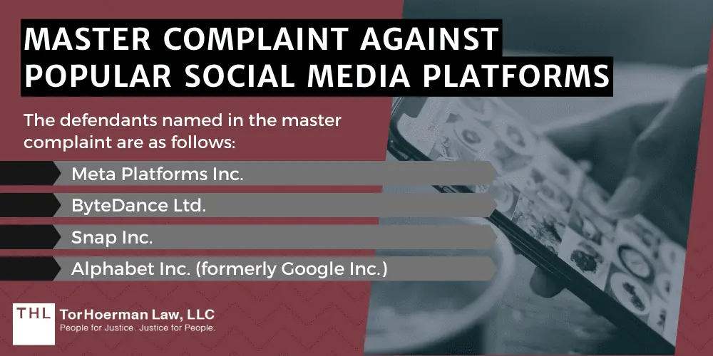 Master Complaint Against Popular Social Media Platforms