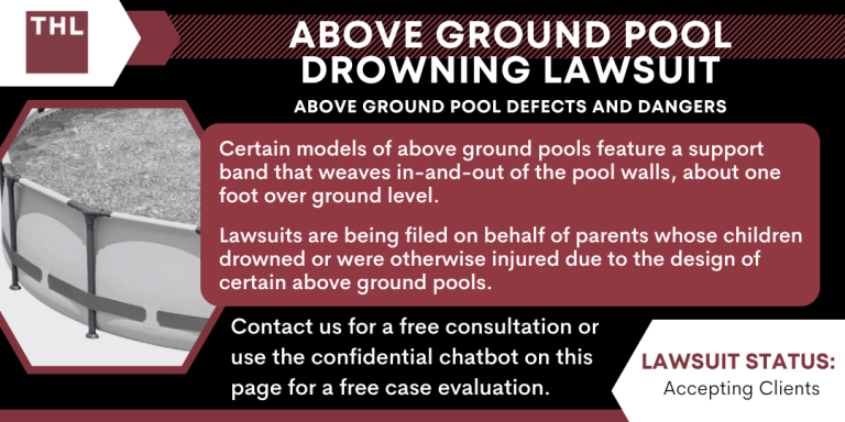 Above Ground Pool Drowning Lawsuit; Above-Ground Pool Drowning Lawsuit; Above Ground Pool Lawsuit; Defective Above Ground Pools; The Increased Use Of Above-Ground Pools In The United States; Types Of Above-Ground Pool Defects; The Nature And Severity Of Above-Ground Pool Injuries; Legal Aspects Of Defective Above-Ground Pools; Legal Avenues For Affected Families