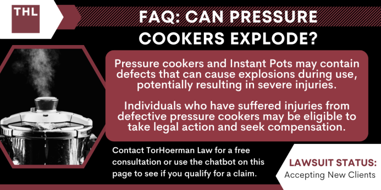 Can Pressure Cookers Explode; can pressure cooker explode; pressure cooker explosion; exploded pressure cooker; pressure cooker lawyer; How And Why Do Pressure Cooker Explosions Occur; Common Pressure Cooker Defects That Lead To Explosions; Common Injuries Linked To Pressure Cooker Explosions; Can I File A Personal Injury Case For A Pressure Cooker Explosion; Can I File A Personal Injury Case For A Pressure Cooker Explosion; Can I File A Personal Injury Case For A Pressure Cooker Explosion