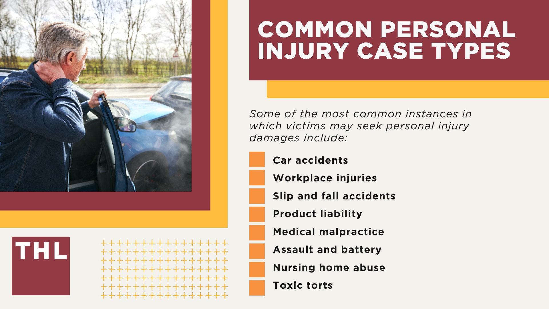 What Are Damages in a Personal Injury Case; Types of Damages in Personal Injury Cases; Economic Damages in Personal Injury Cases; Non-Economic Damages in Personal Injury Cases; Punitive Damages in Personal Injury Cases; Common Personal Injury Case Types