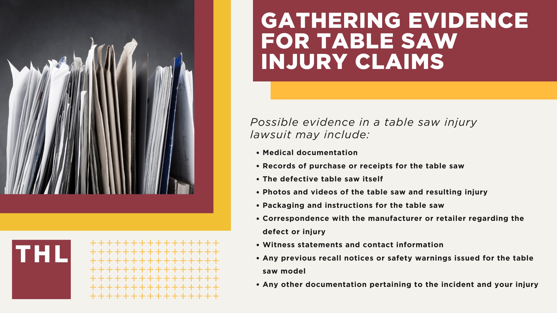 Potential Table Saw Defects; Past Table Saw Recalls; Defective Table Saw Injuries; Do You Qualify to File a Table Saw Lawsuit; Gathering Evidence for Table Saw Injury Claims