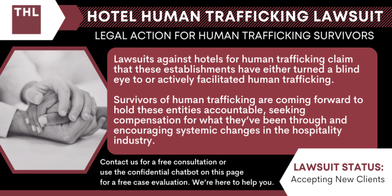 Hotel Human Trafficking Lawsuit; Legal Action for Human Trafficking Survivors; Human Trafficking Lawsuits Against Hotel Chains; Lawsuits Against Hotels For Human Trafficking_ An Overview; Types Of Human Trafficking That Occur In Hotels And Motels; Resources For Human Trafficking Survivors; Do You Qualify To File A Hotel Human Trafficking Lawsuit