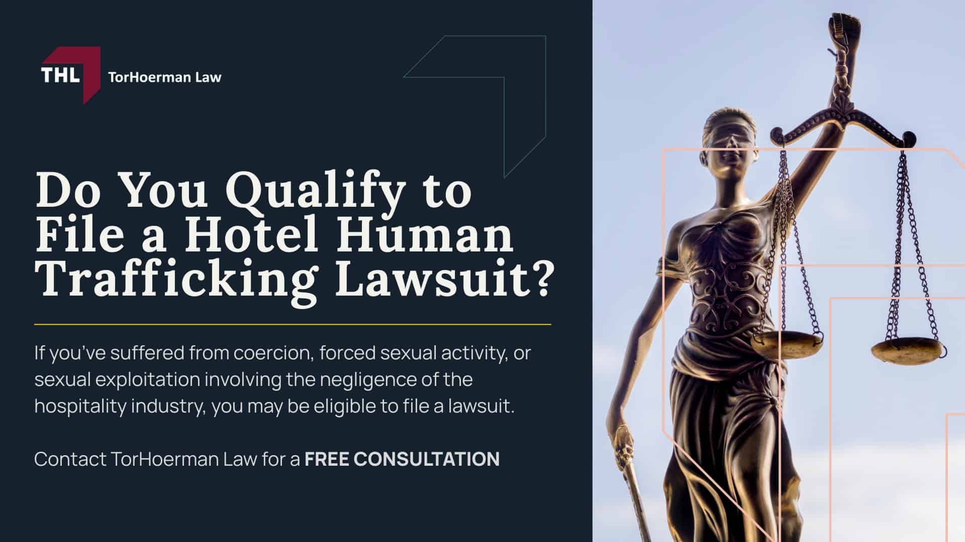 Hotel Human Trafficking Lawsuit - Lawsuits Against Hotels for Human Trafficking An Overview - torhoerman law; Hotel Human Trafficking Lawsuit - What Hotels Chains are Being Investigated for Human Trafficking - torhoerman law; Hotel Human Trafficking Lawsuit - Past Lawsuits for Hotel Human Trafficking - torhoerman law; Hotel Human Trafficking Lawsuit - Is There a Class Action Lawsuit for Hotel Human Trafficking - torhoerman law; Hotel Human Trafficking Lawsuit - Types of Human Trafficking That Occur in Hotels and Motels - torhoerman law; Hotel Human Trafficking Lawsuit - How Does Hotel Human Trafficking Happen - torhoerman law; Hotel Human Trafficking Lawsuit - Resources for Human Trafficking Survivors - torhoerman law; Hotel Human Trafficking Lawsuit - Do You Qualify to File a Hotel Human Trafficking Lawsuit - torhoerman law