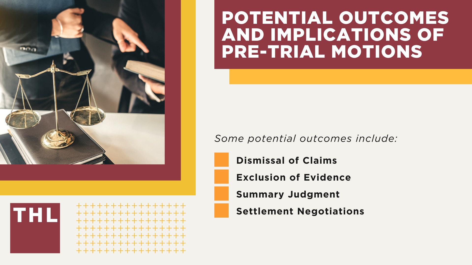Potential Outcomes and Implications of Pre-Trial Motions