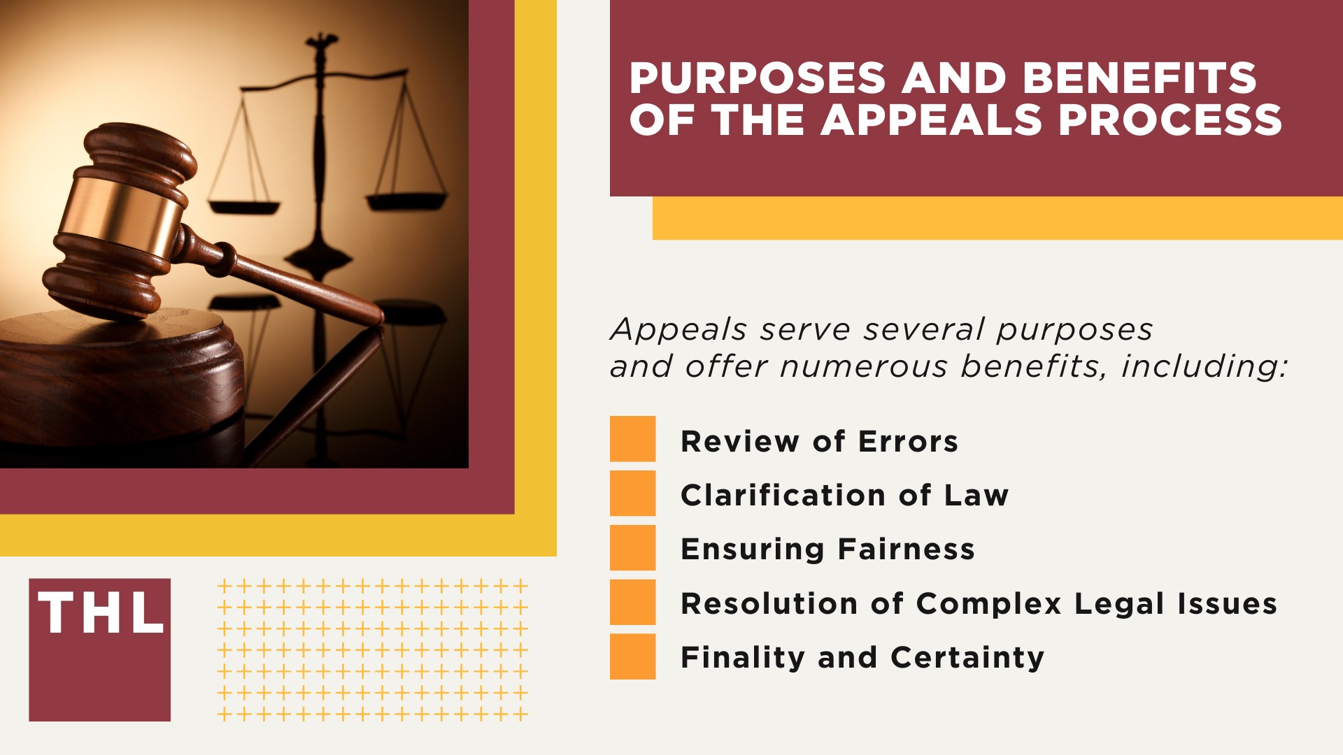 Purposes and Benefits of the Appeals Process