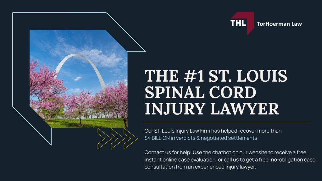 Types of Spinal Cord Injuries; Complications Arising From Spinal Cord Injuries; Causes of Spinal Cord Injuries; How Can St. Louis Spinal Cord Injury Lawyers Help You; Navigating Challenges in Spinal Cord Injury Cases; TorHoerman Law_ Contact Our St. Louis Spinal Cord Injury Lawyers Today; The #1 St. Louis Spinal Cord Injury Lawyer - FEATURED IMAGE - TorHoerman Law