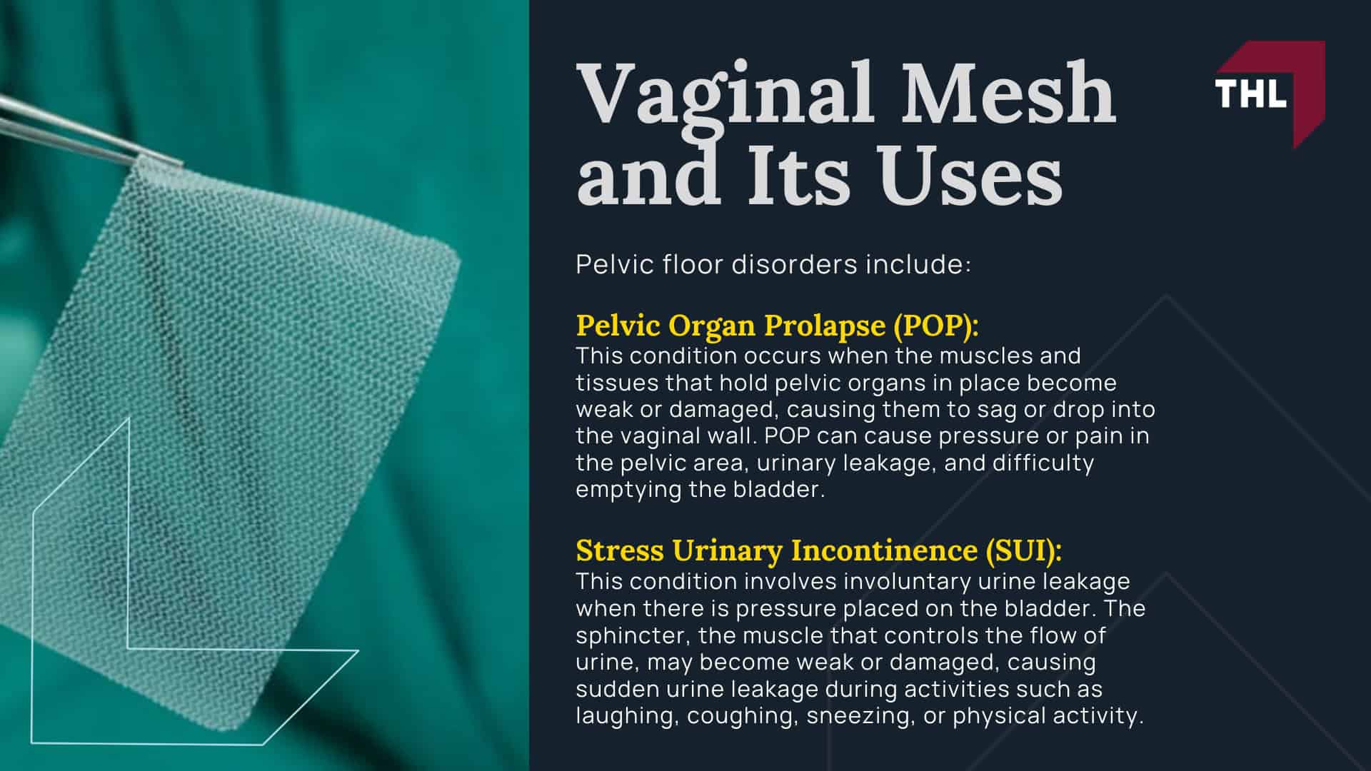 Vaginal Mesh Erosion Lawsuit - Vaginal Mesh and Its Uses - torhoerman law