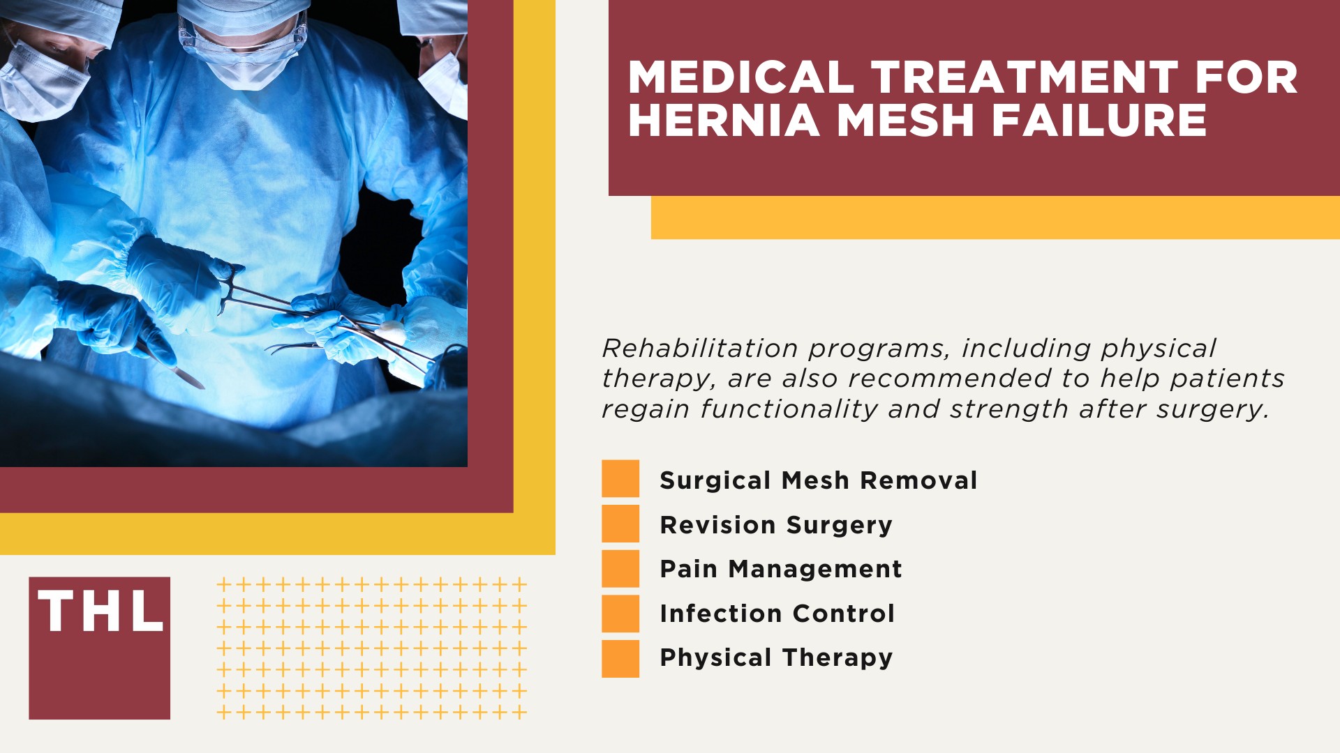 An Overview of the Hernia Mesh Lawsuits; Hernia Mesh Lawsuit Settlements_ Estimations and Projections; Common Hernia Mesh Injuries and Complications; Medical Treatment for Hernia Mesh Failure