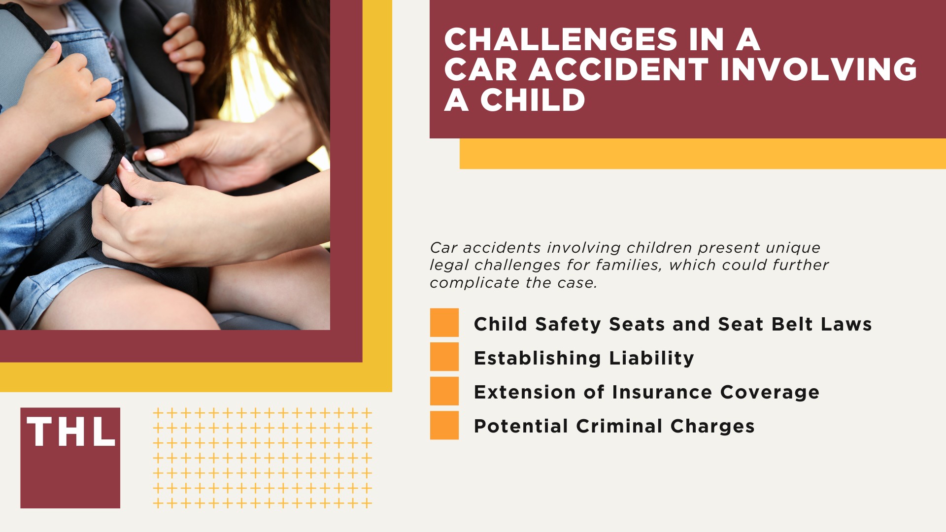 The Long-Term Impact of Car Accident Injuries; Keeping Your Child Safe in the Car; What To Do With a Car Seat After an Accident; Challenges in a Car Accident Involving a Child