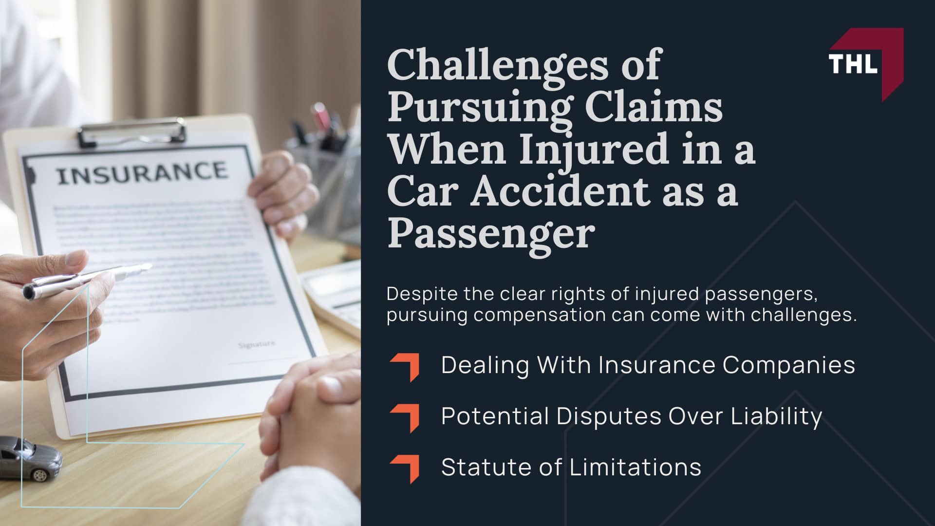 Challenges of Pursuing Claims When Injured in a Car Accident as a Passenger