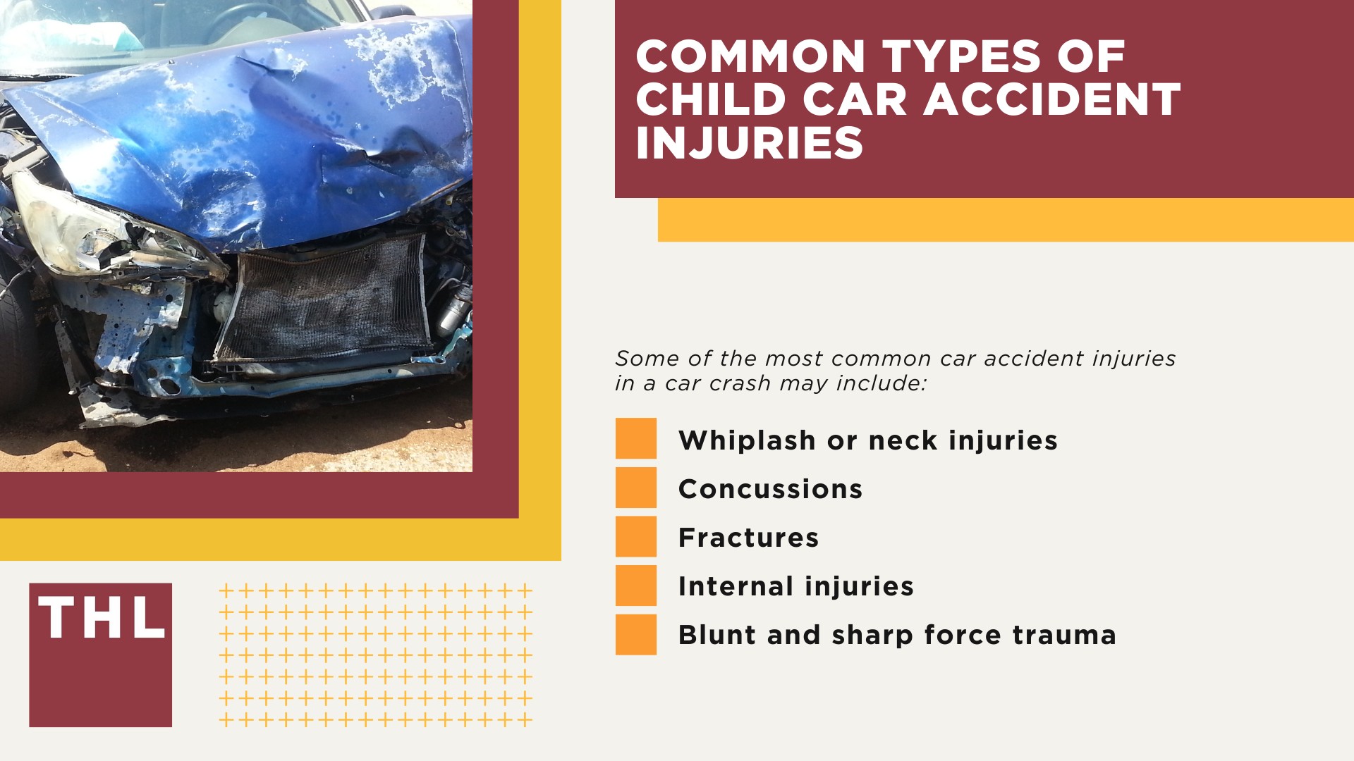 Common Types of Child Car Accident Injuries