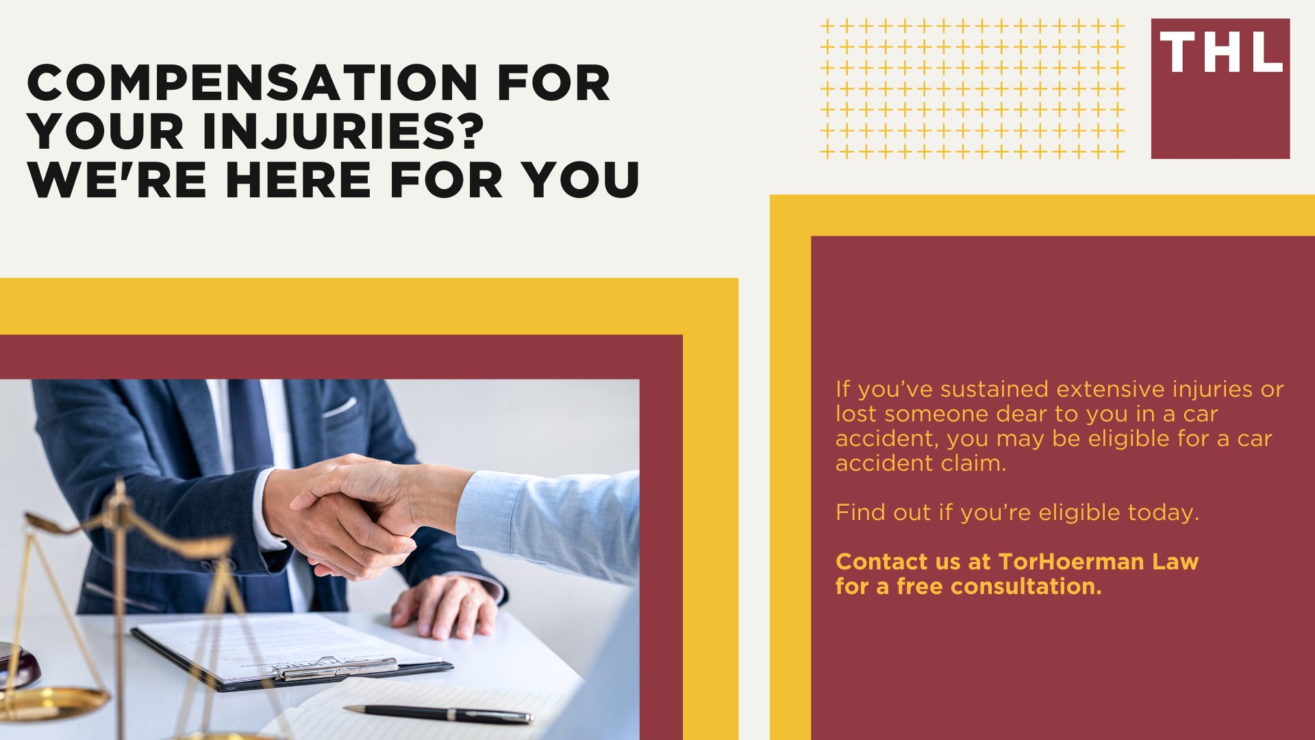 Common Car Accident Injuries; The Catastrophic and Lasting Impact of Car Crash Injuries; Different Accidents and Injury Patterns; Wrongful Death Claims After Car Accidents; What an Attorney Can Do for Your Car Accident Claim; Compensation for Your Injuries_ We're Here for You